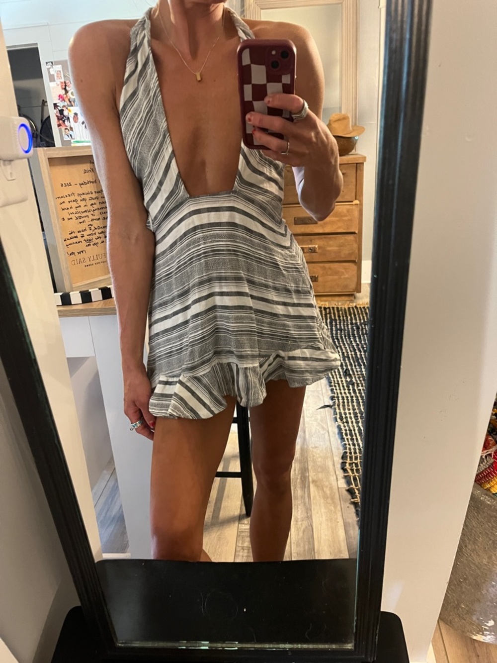 Tularosa From Revolve, Black and White Minidress